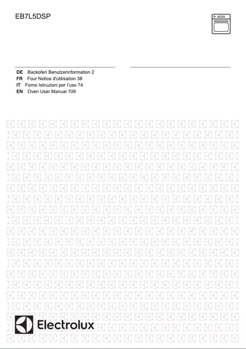 Page 1 de la notice Manuel utilisateur Electrolux EB7L5DSP