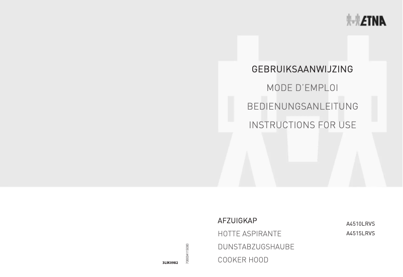 Page 1 de la notice Manuel utilisateur Etna A4515L