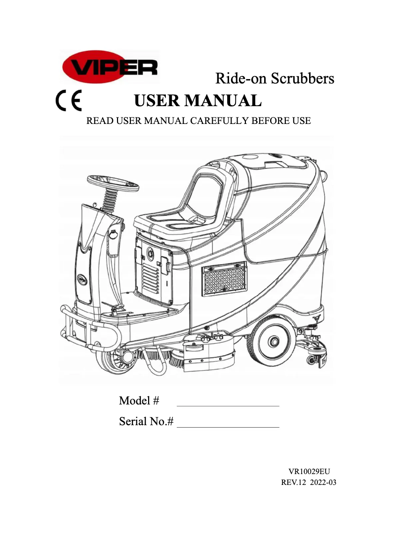 Imagen de la primera página del manual del dispositivo Viper AS710
