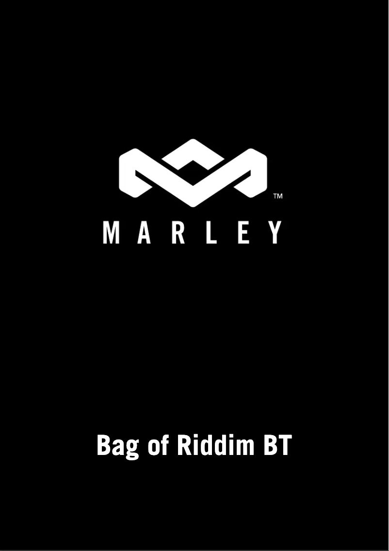 Image de la première page du manuel de l'appareil Bag of Riddim BT EM-JA003