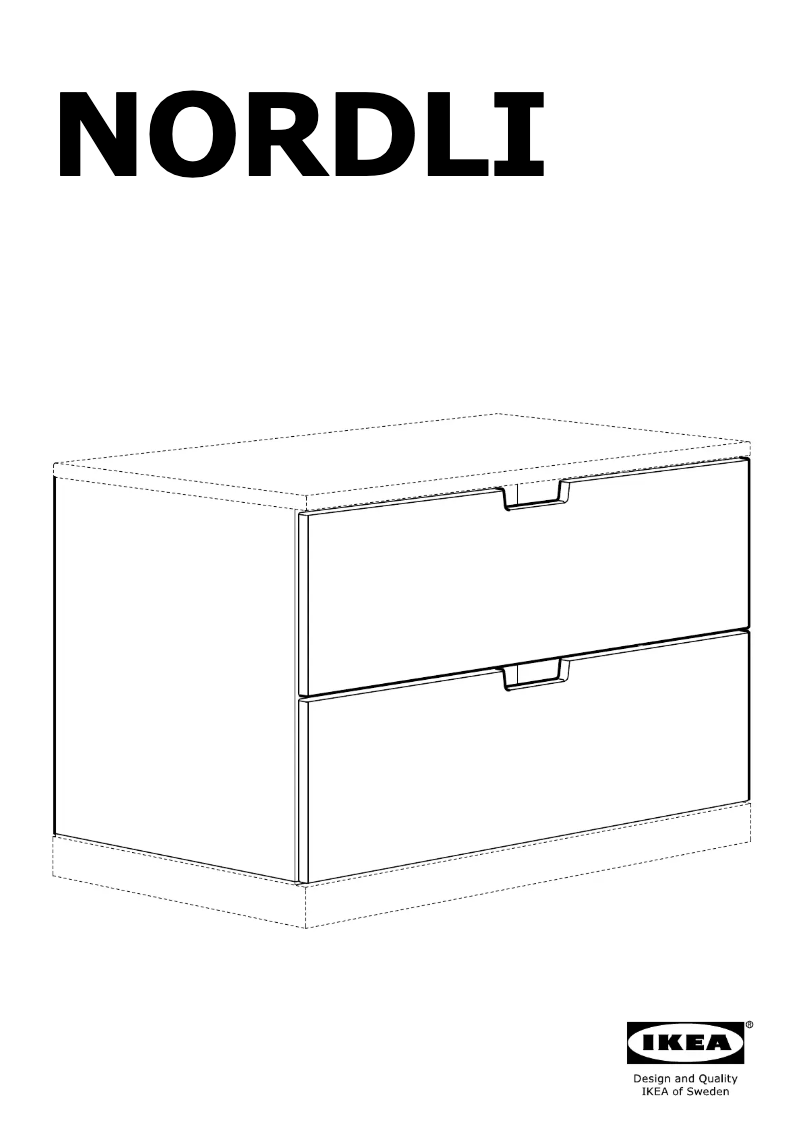 Imagen de la primera página del manual del dispositivo NORDLI 703.834.63
