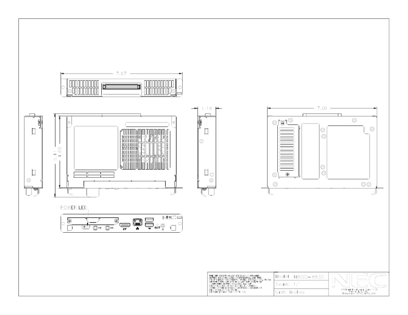 Página 1 del manual Manual de usuario NEC N8000-8830