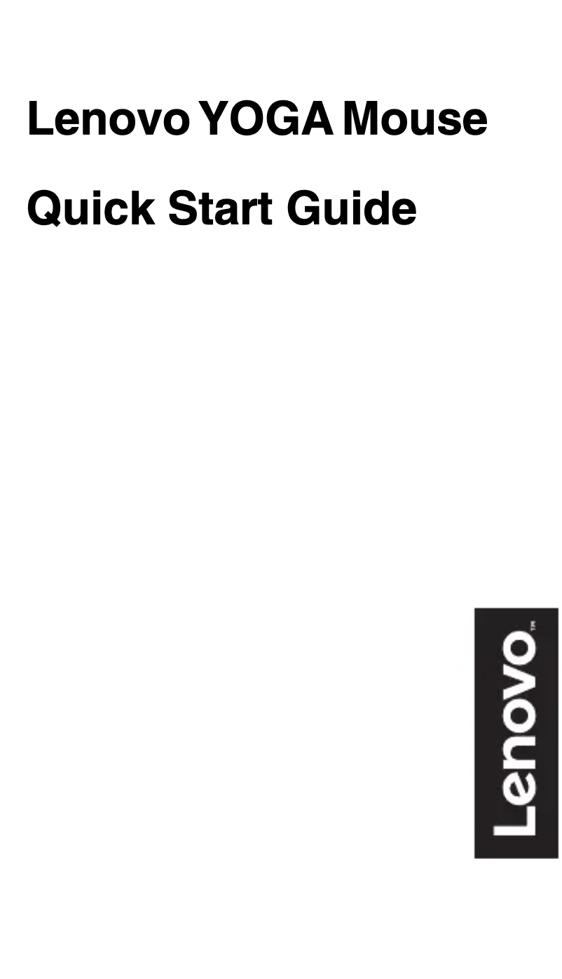 Página 1 del manual Manual de usuario Lenovo Yoga