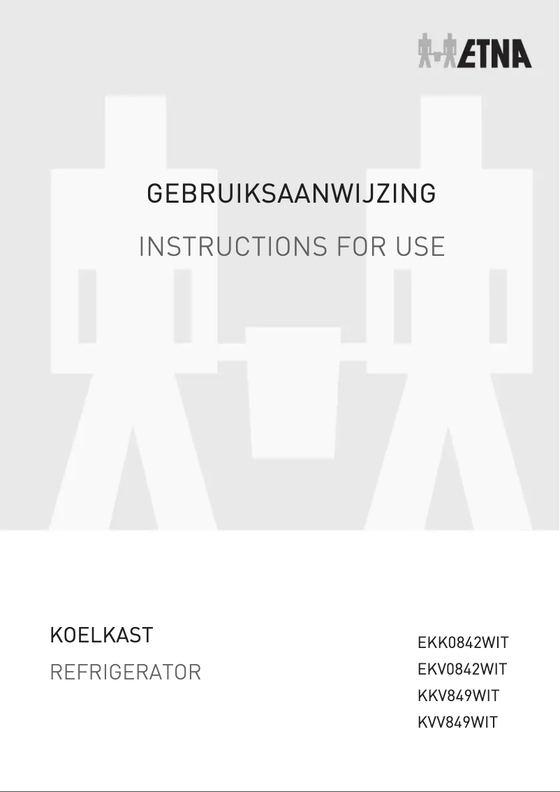 Page 1 de la notice Manuel utilisateur Etna EKV0842WIT
