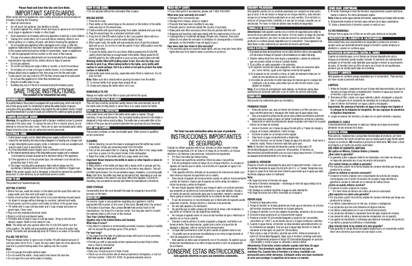 Imagen de la primera página del manual del dispositivo KE2000SD