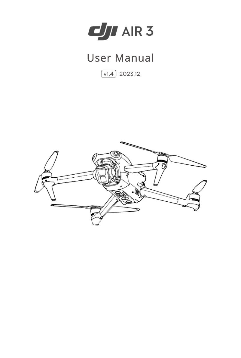 Image de la première page du manuel de l'appareil Air 3