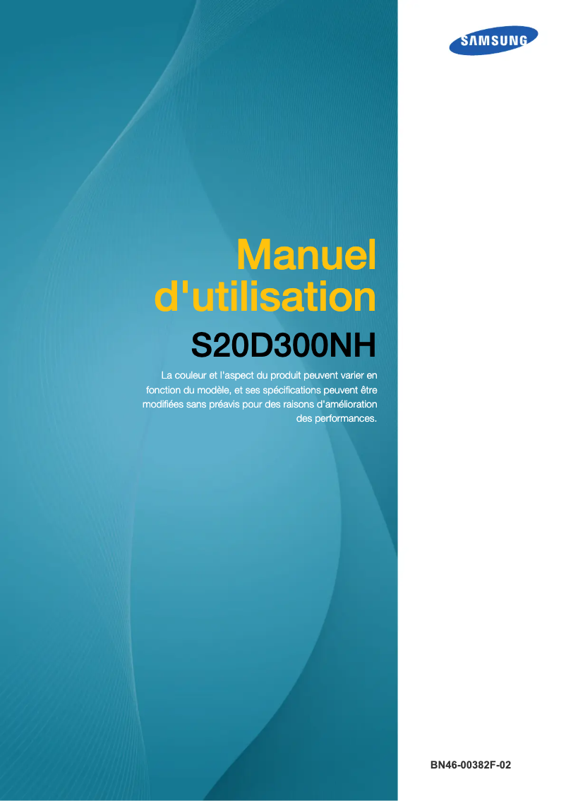 Página 1 del manual Manual de usuario Samsung S20D300NH