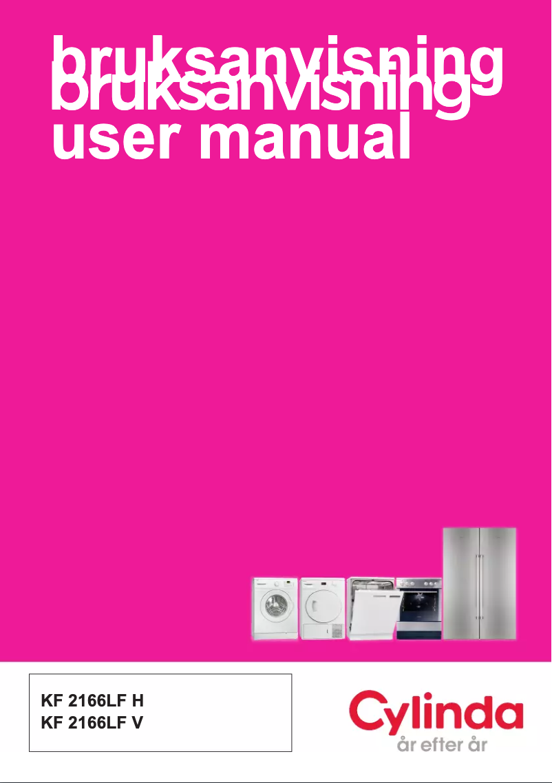 Page 1 of the manual User Manual Cylinda KF2166LFH