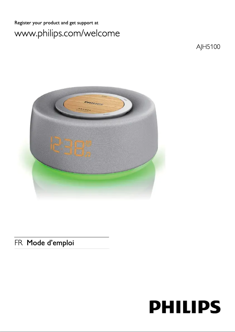 Page n°1 - Manuel utilisateur Philips AJH5100