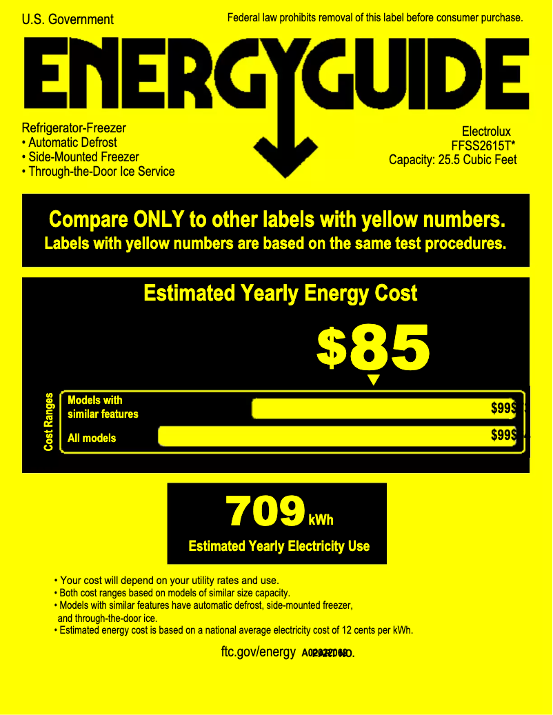 Image de la première page du manuel de l'appareil FFSS2615TP