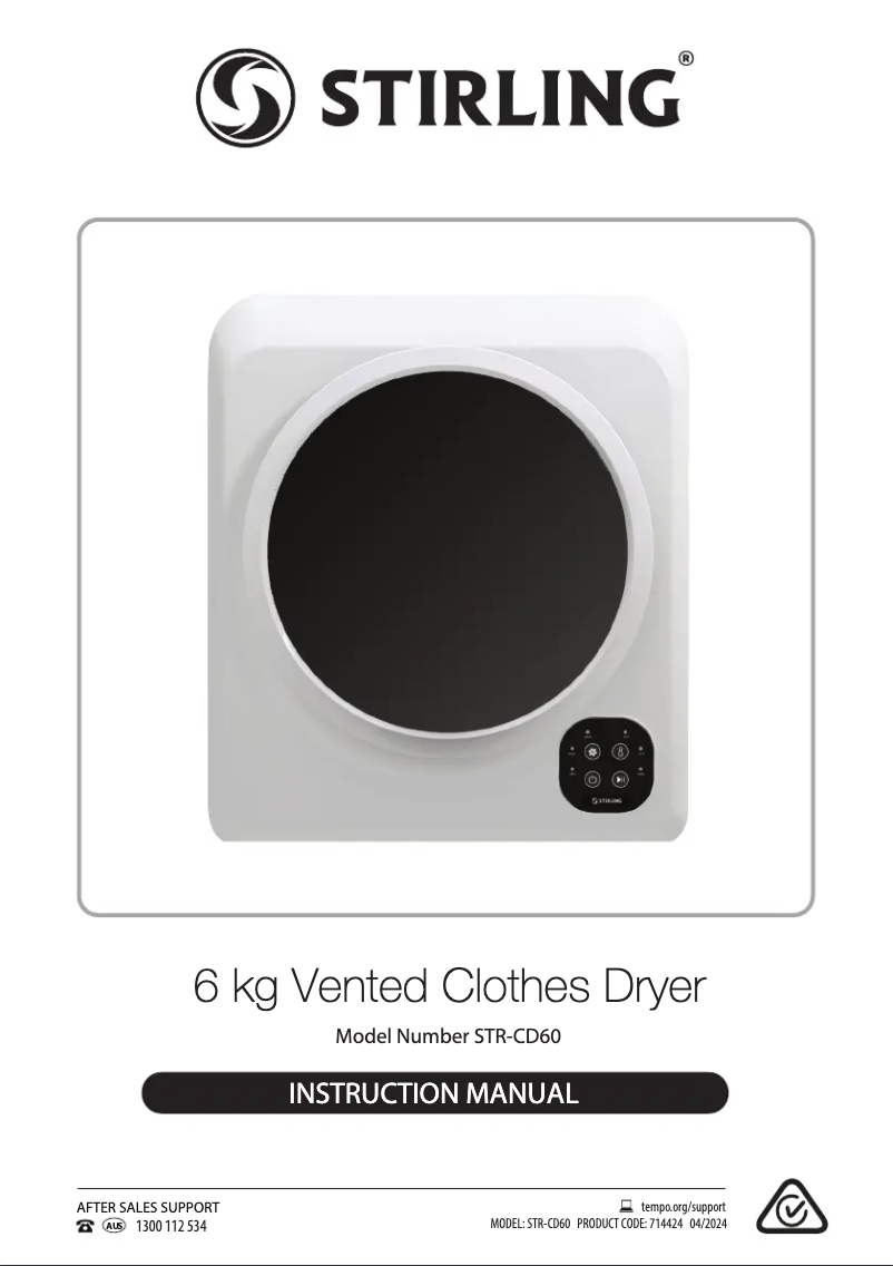 Page n°1 - Manuel utilisateur Stirling STR-CD60