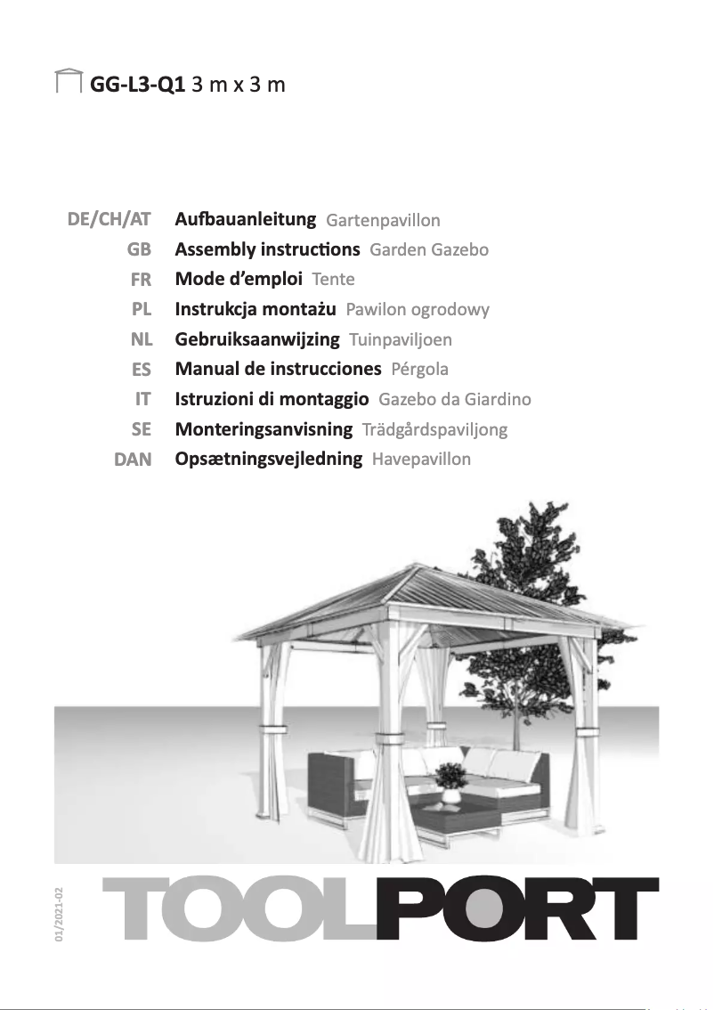 Image de la première page du manuel de l'appareil GG-L3-Q1