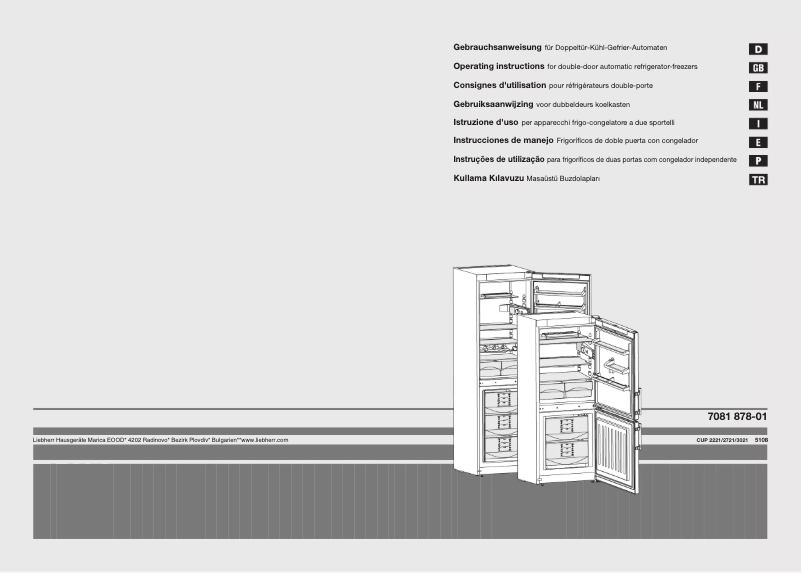Page 1 de la notice Manuel utilisateur Liebherr CUPesf 3021 Comfort