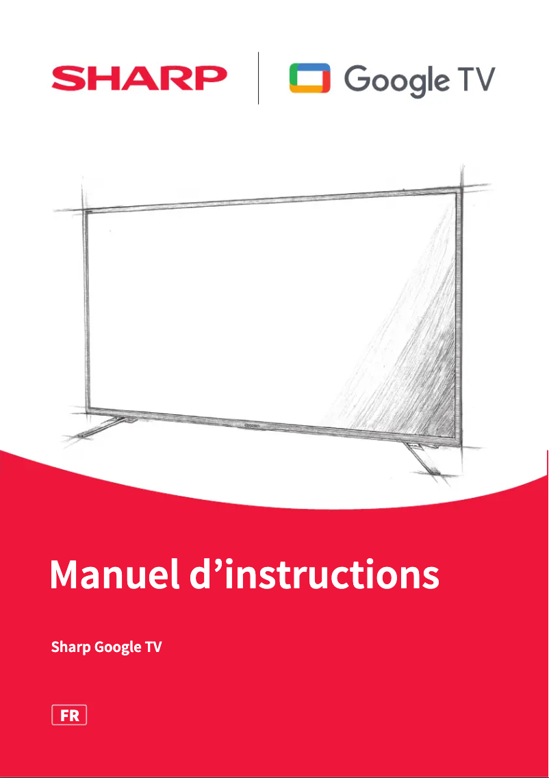 Page 1 de la notice Manuel utilisateur Sharp 50GR8465E