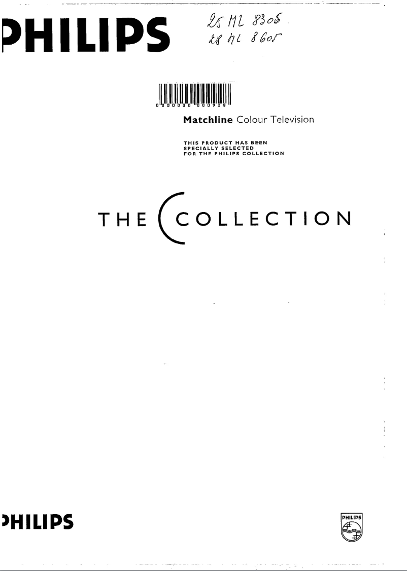 Image de la première page du manuel de l'appareil 25MLL8305