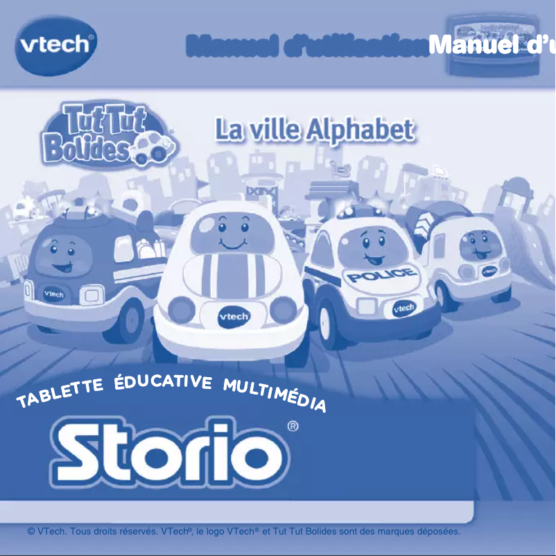 First page image of the manual for Storio
