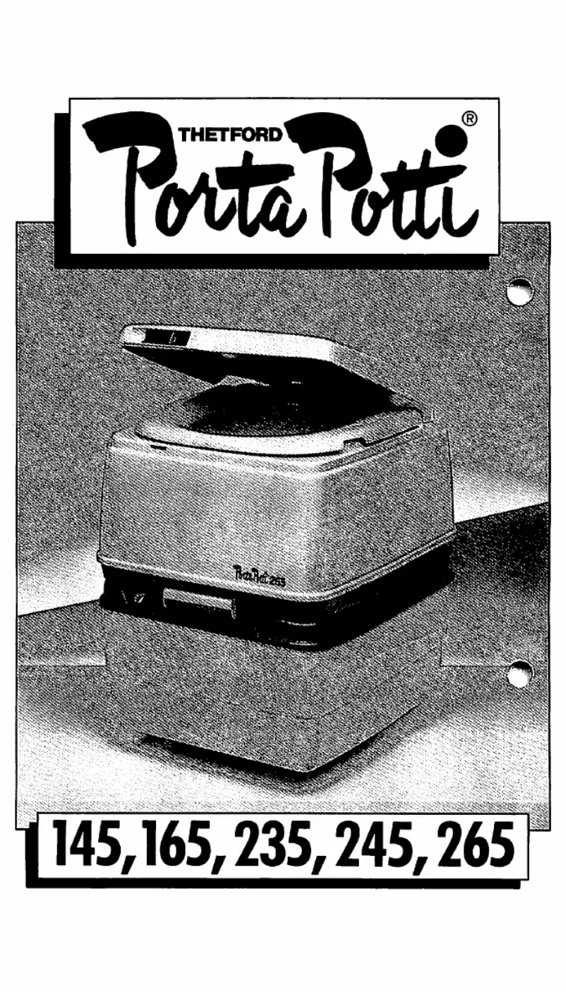Página 1 del manual Manual de usuario Thetford Porta Potti 265