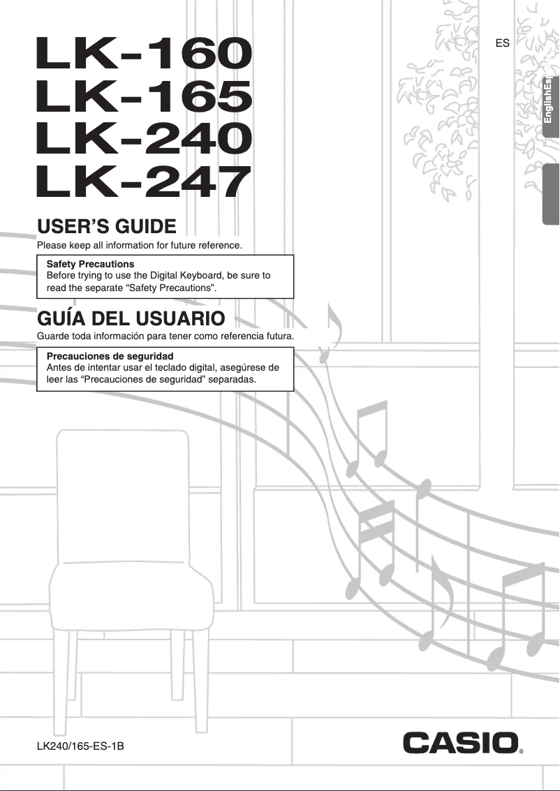 Image de la première page du manuel de l'appareil LK-247