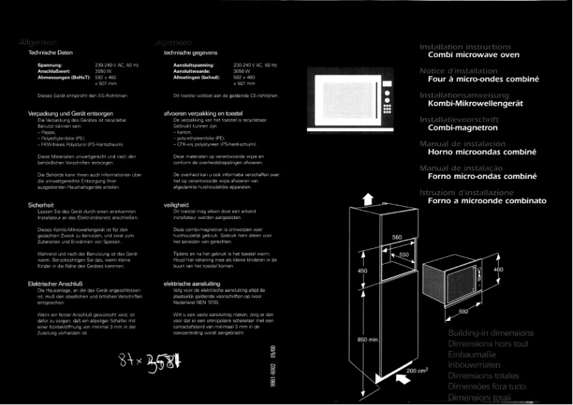 Page 1 de la notice Manuel utilisateur Brandt MMK51X1E