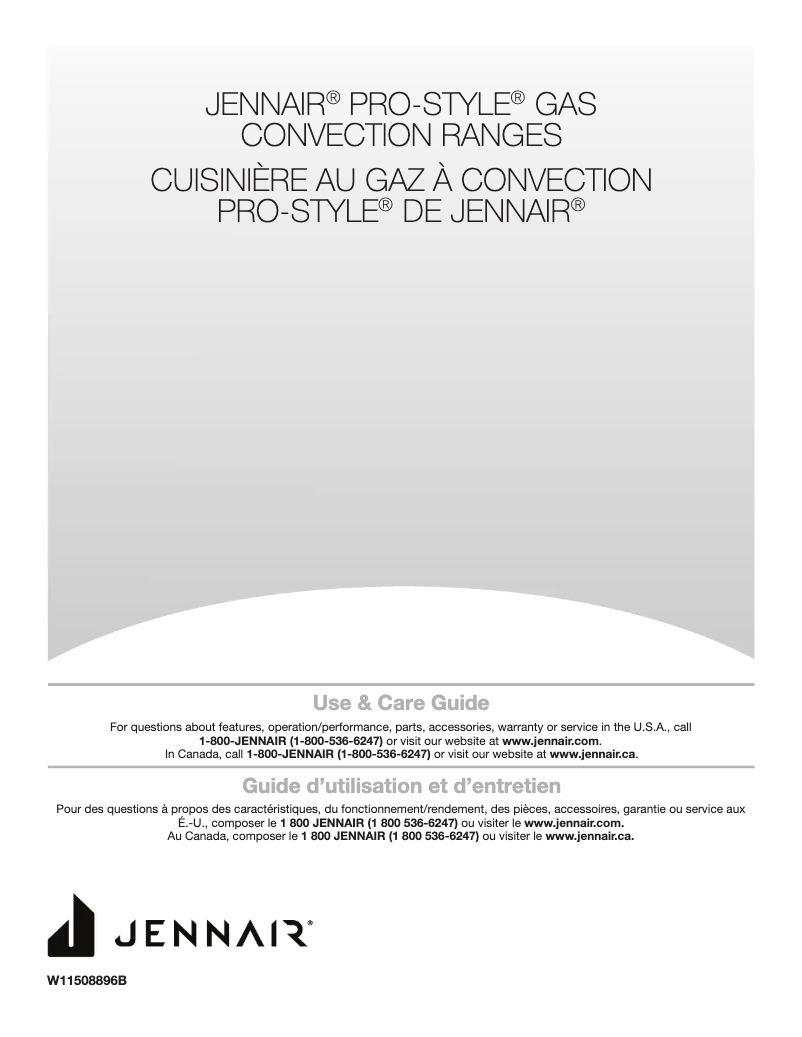 Page n°1 - Manuel utilisateur Jenn-Air JGRP748HL