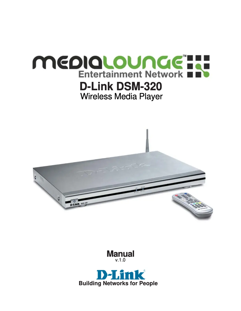 Página 1 del manual Manual de usuario D-Link DSM-320