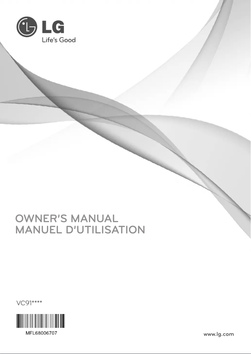 Page n°1 - Manuel utilisateur LG VC9160RH