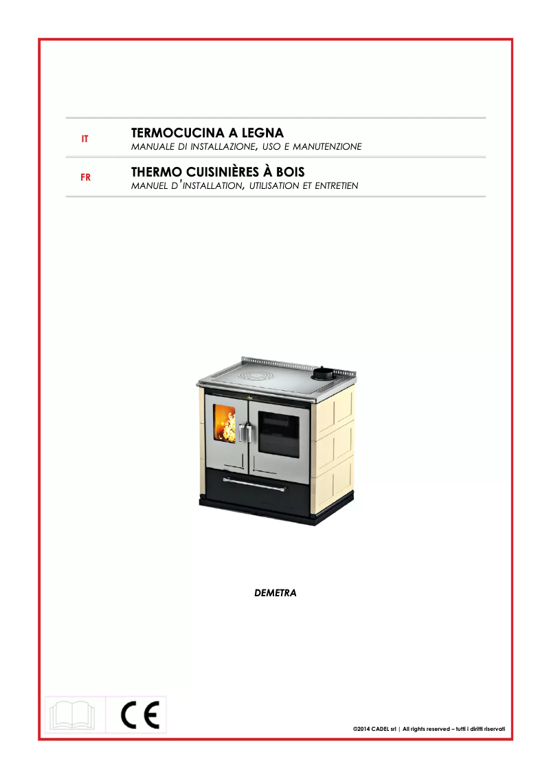 Page 1 de la notice Manuel utilisateur Cadel Dementra