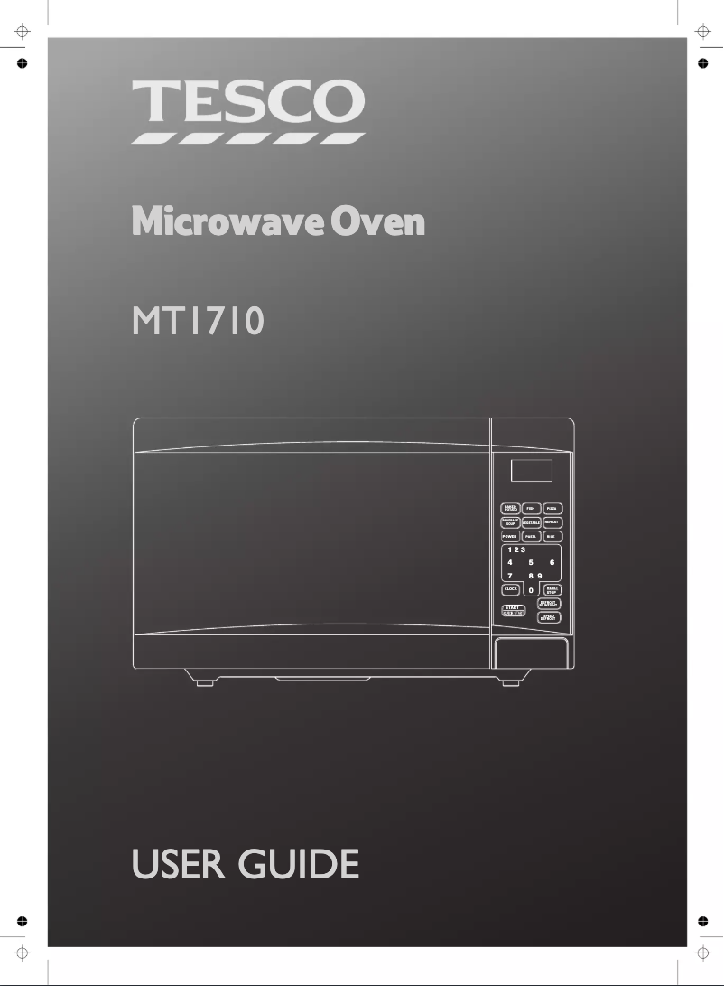 Page 1 de la notice Manuel utilisateur Tesco MT1710