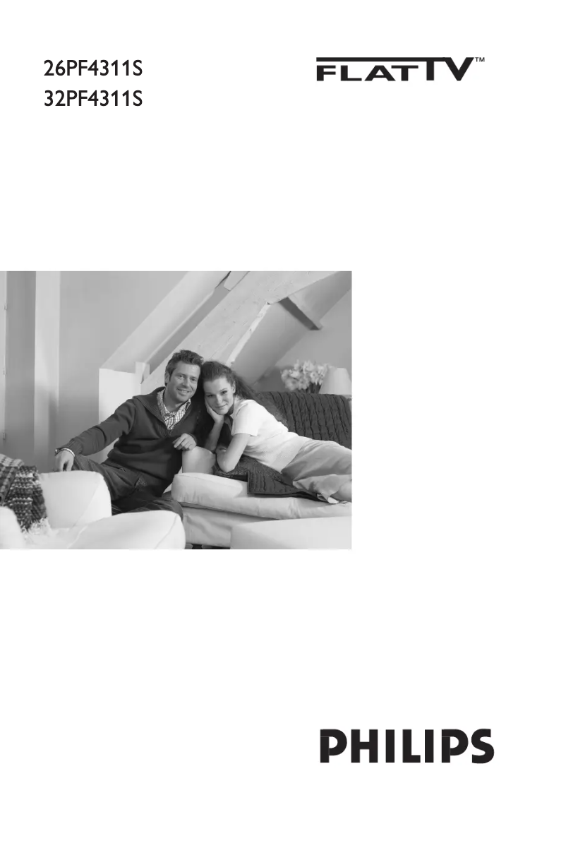 Image de la première page du manuel de l'appareil 26PF4311S