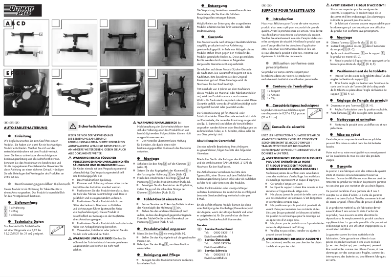 Página 1 del manual Manual de usuario Ultimate Speed HG05908B
