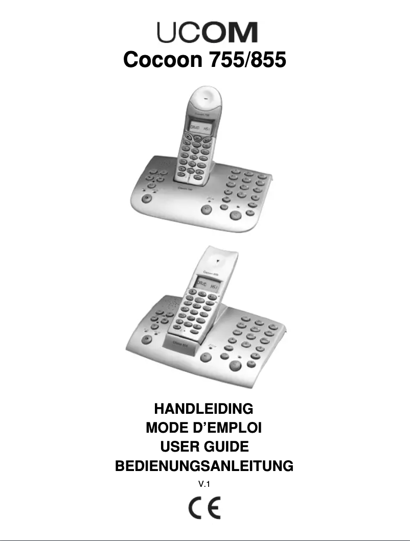 Página 1 del manual Manual de usuario Topcom Cocoon 755