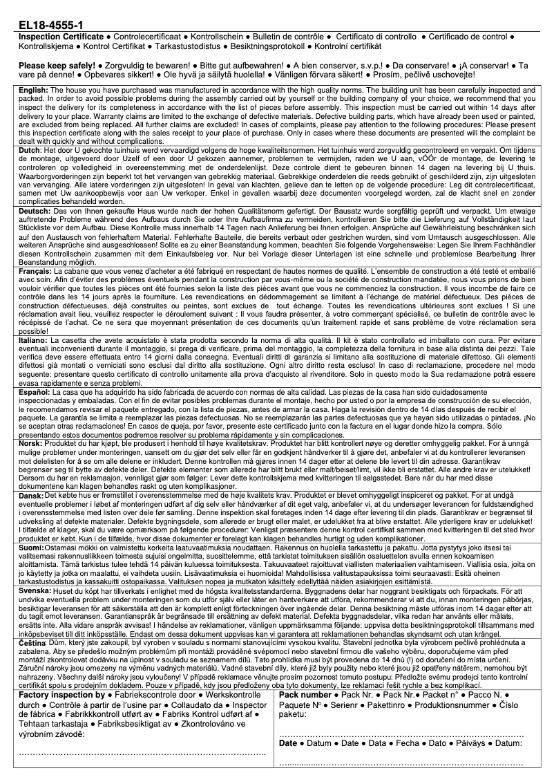 Página 1 del manual Manual de usuario Palmako Annika