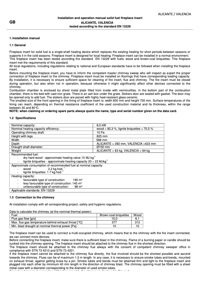 Página 1 del manual Manual de usuario Thorma Alicante