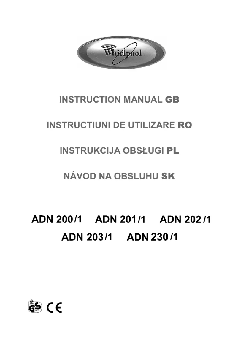 Imagen de la primera página del manual del dispositivo ADN 202/1