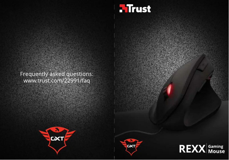 Page 1 de la notice Manuel utilisateur Trust Rexx GXT 144