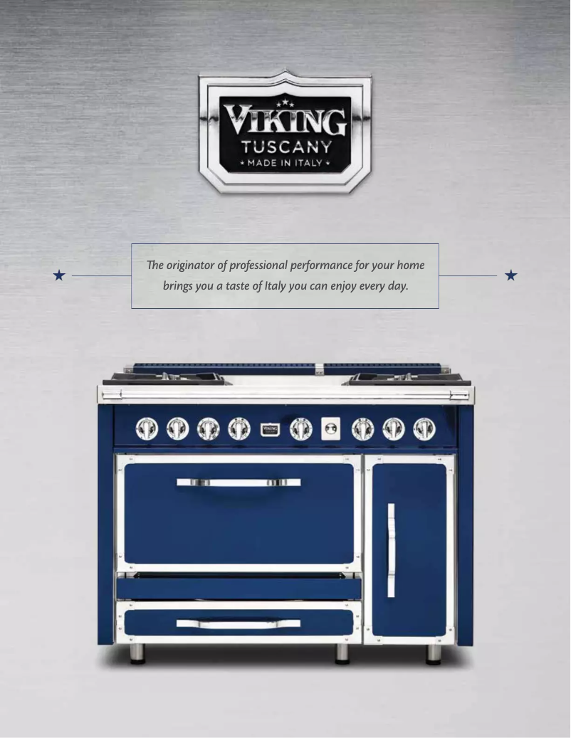 Page 1 de la notice Brochure Viking TVWH660AW