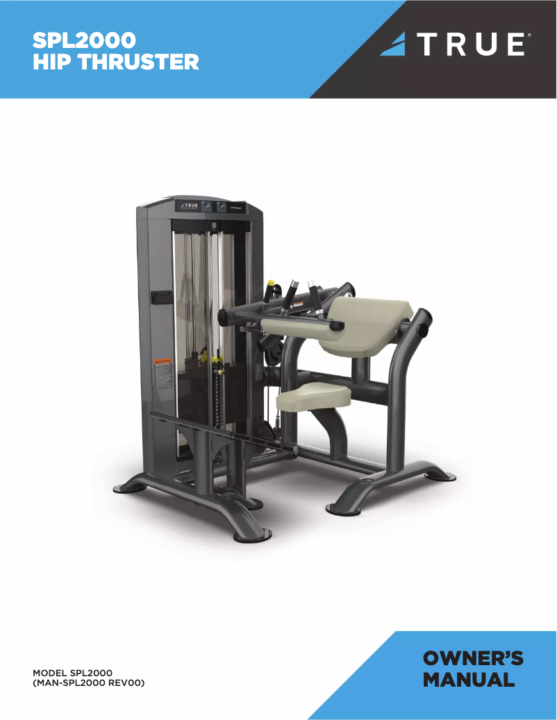 Page n°1 - Manuel utilisateur True SPL2000
