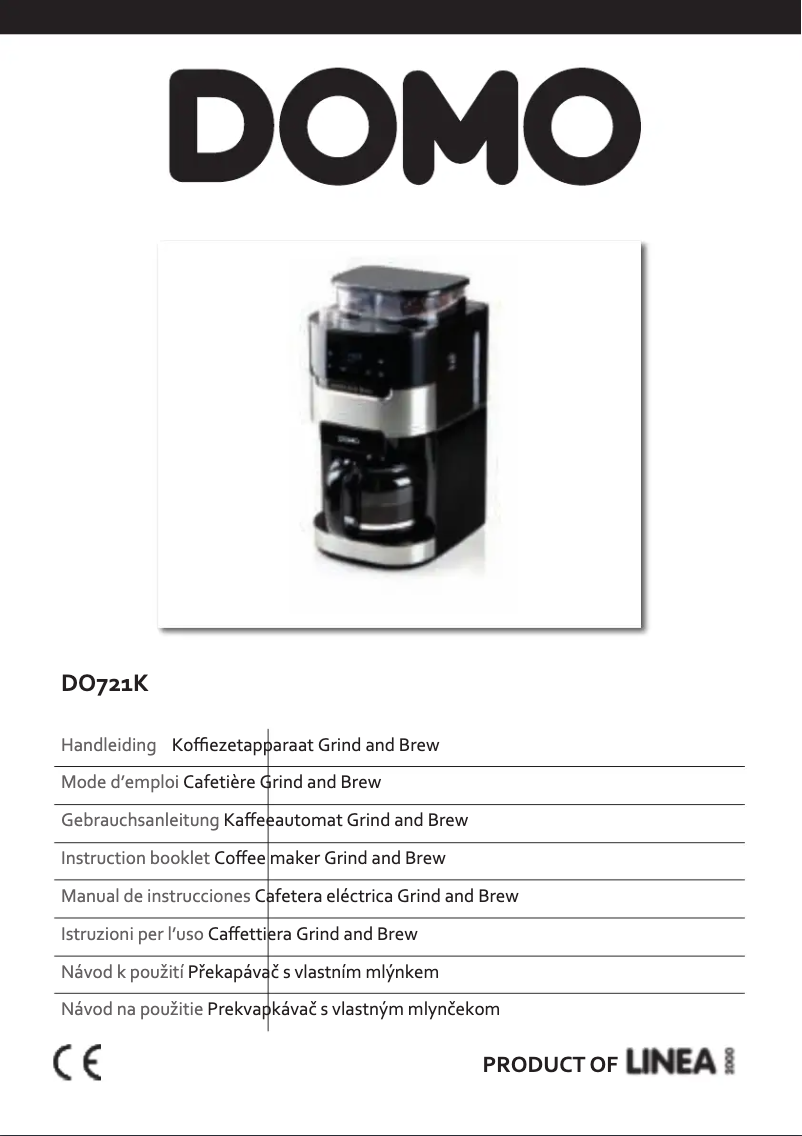 Page n°1 - Manuel utilisateur Domo DO721K