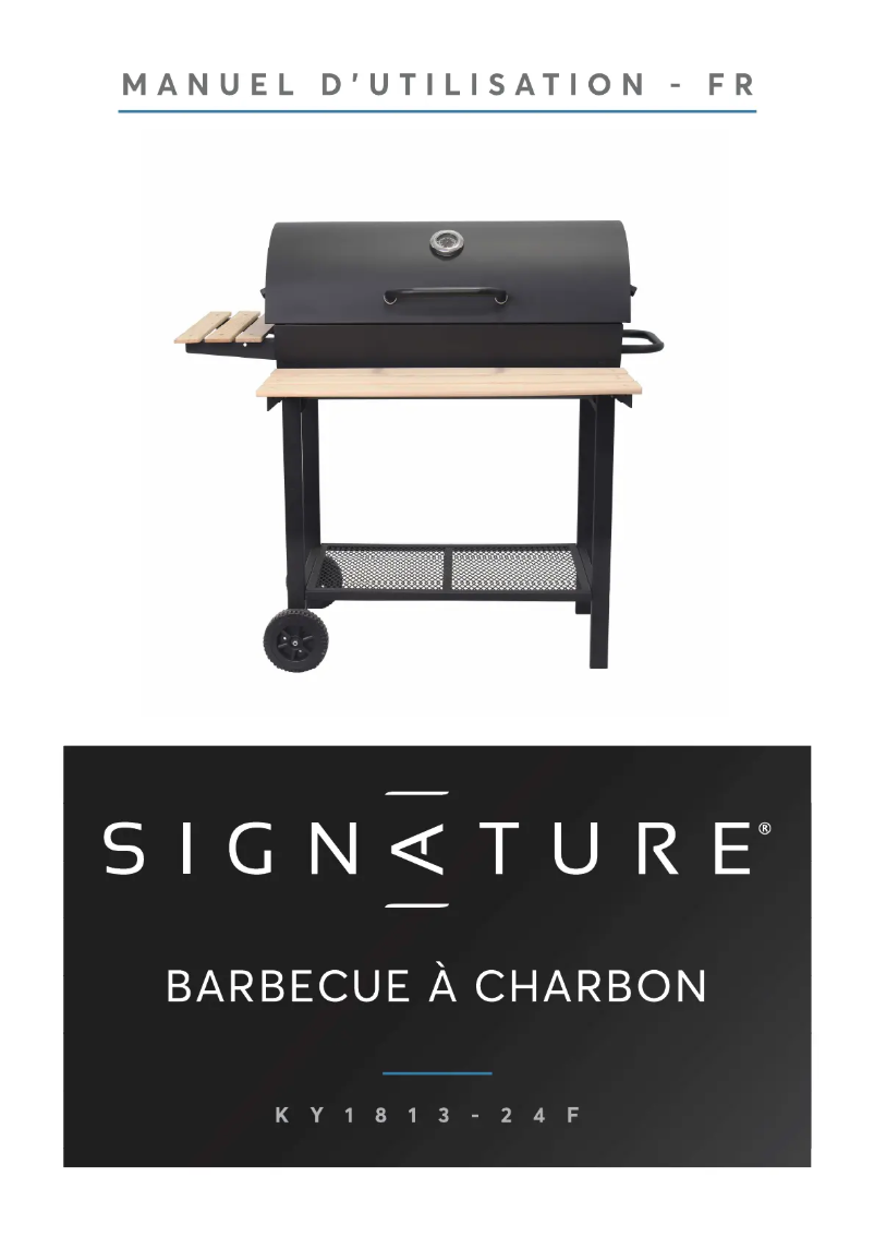 Image de la première page du manuel de l'appareil KY1813-24F