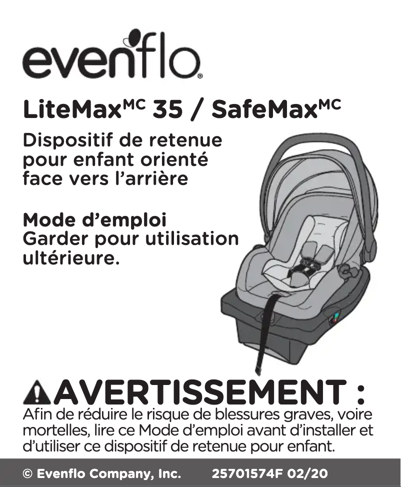 Image de la première page du manuel de l'appareil LiteMax 35