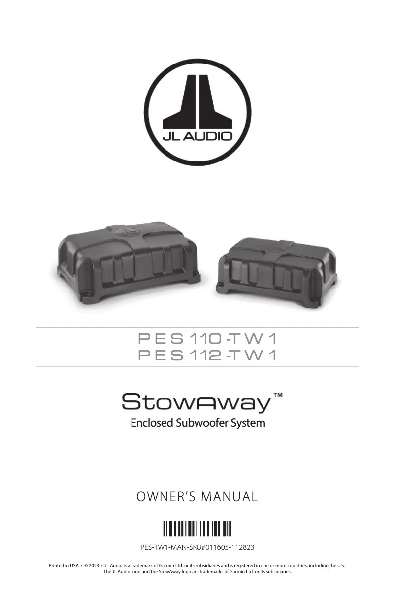 Image de la première page du manuel de l'appareil PES110-TW1