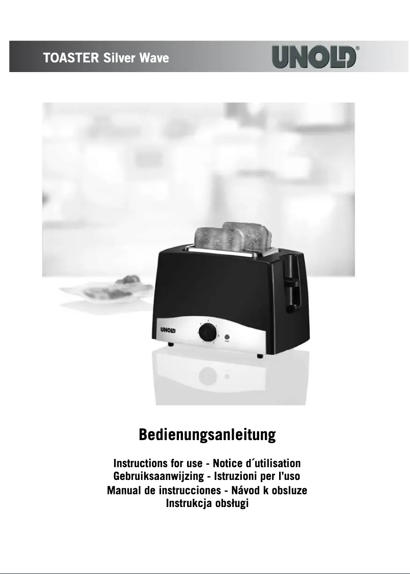 Image de la première page du manuel de l'appareil Silver Wave 38225