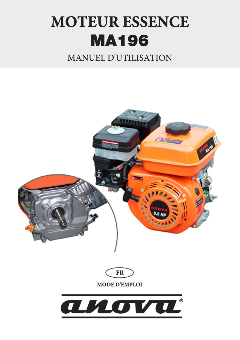 Image de la première page du manuel de l'appareil MA196