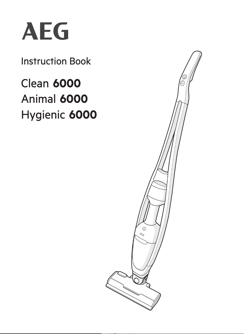 Página 1 del manual Manual de usuario AEG Animal 6000
