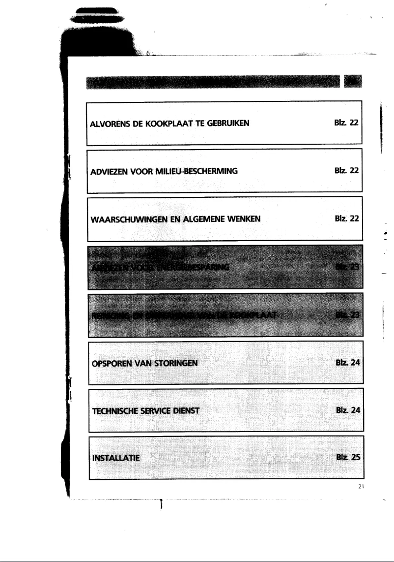 Page 1 de la notice Manuel utilisateur Ignis AKF 595