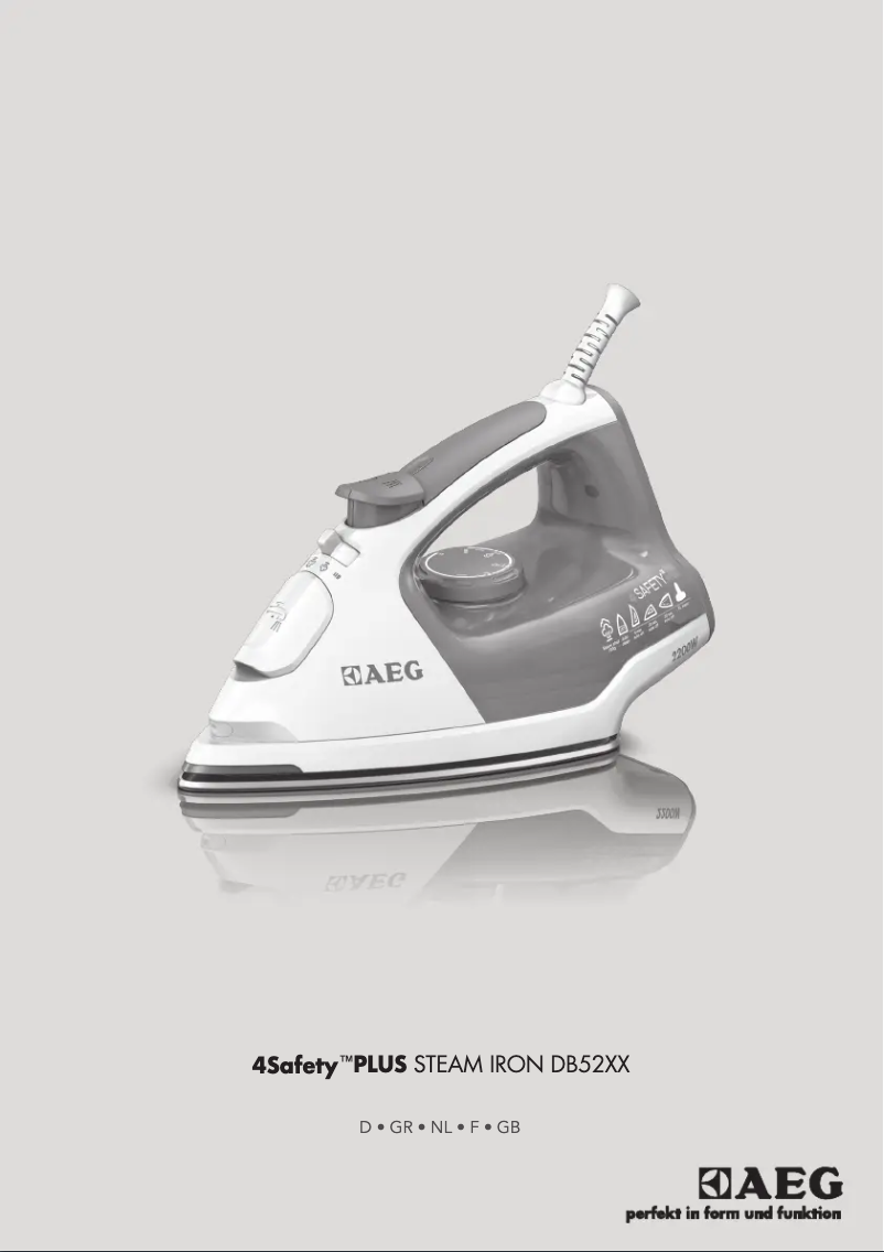 Page n°1 - Manuel utilisateur AEG 4Safety Plus DB5230