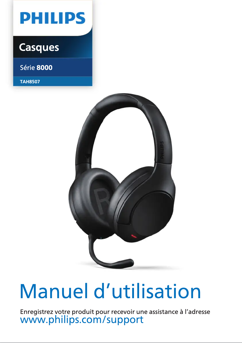 First page image of the manual for TAH8507