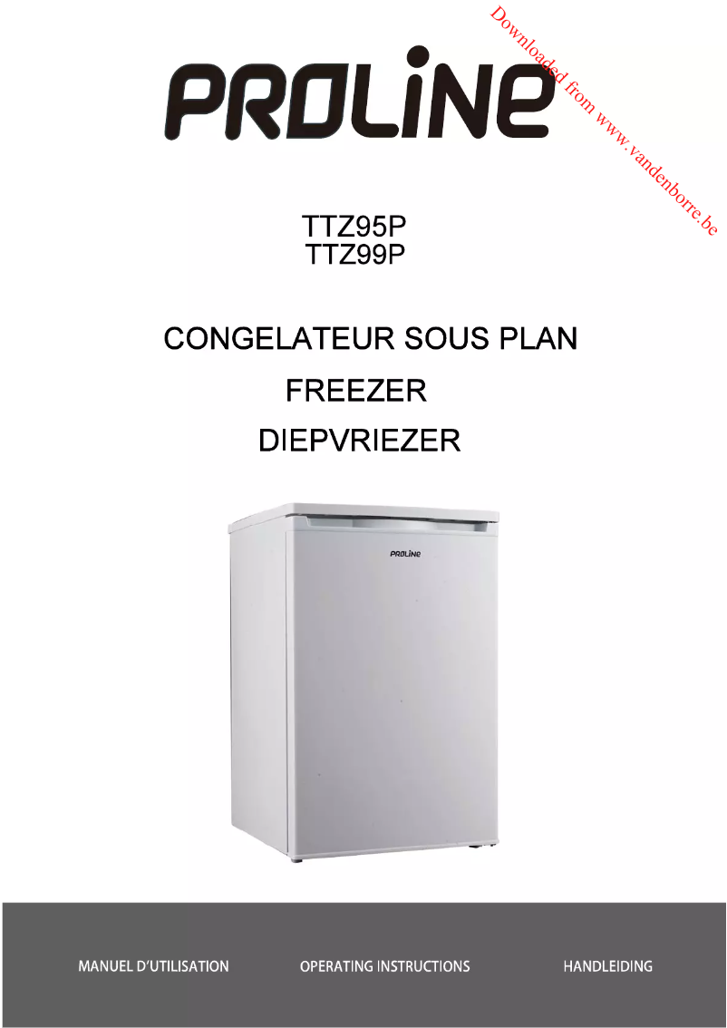 Page n°1 - Fiche technique Proline TTZ95P