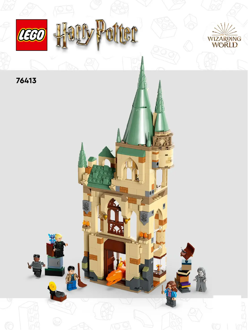 Image de la première page du manuel de l'appareil Harry Potter 76413