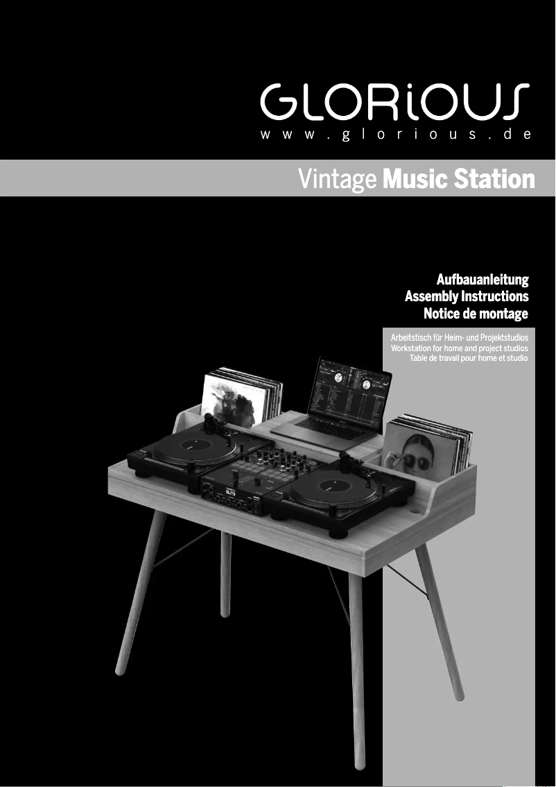 Page n°1 - Manuel utilisateur Glorious Vintage Music Station